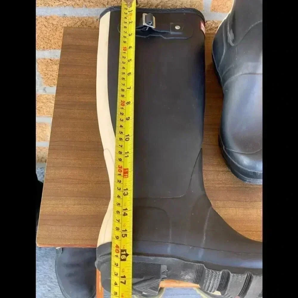 Hunter original stripe tall boots sz 8
